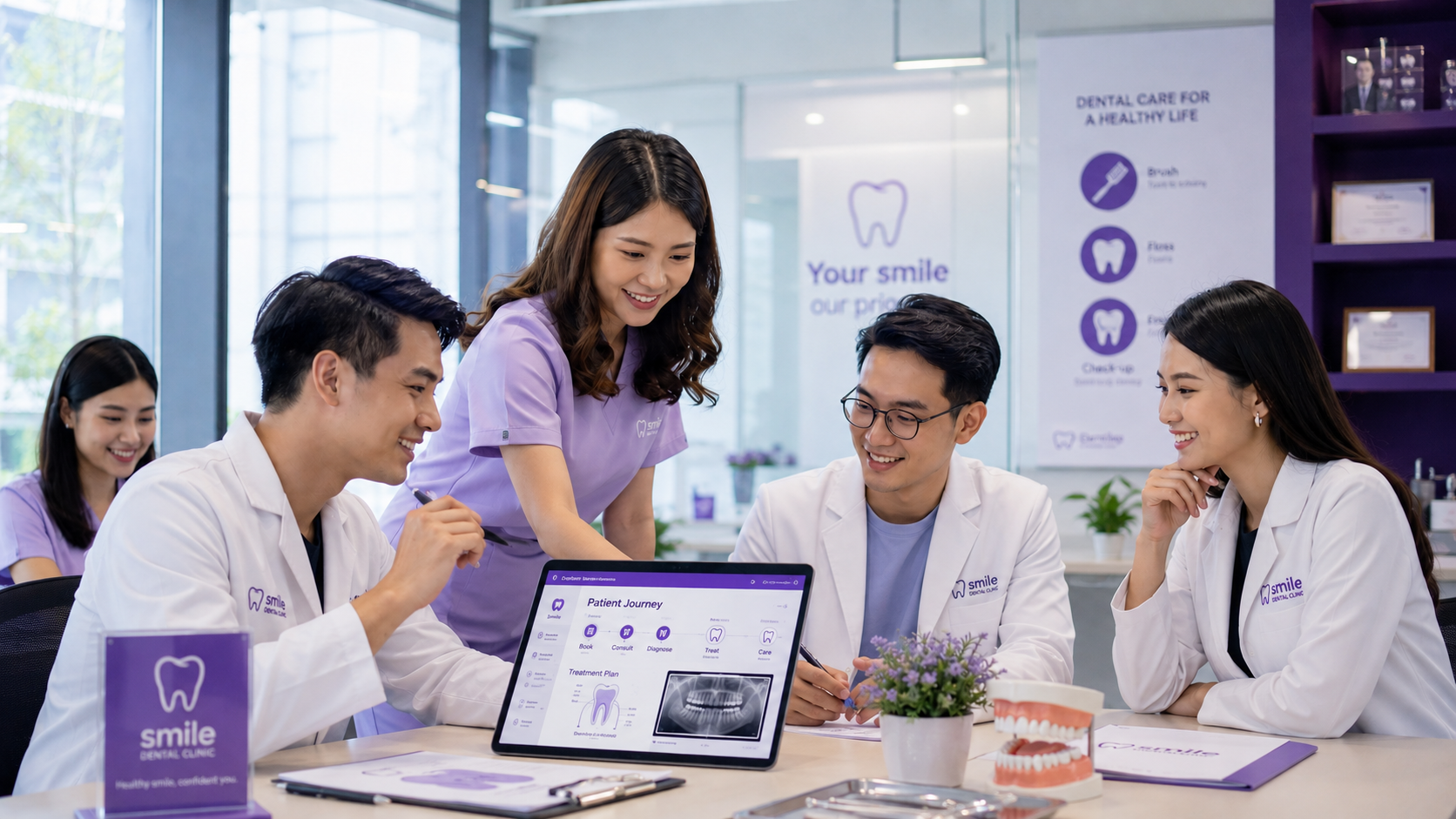 PingRepli shared inbox screenshot for healthcare clinic teams handling patient enquiries and handoff